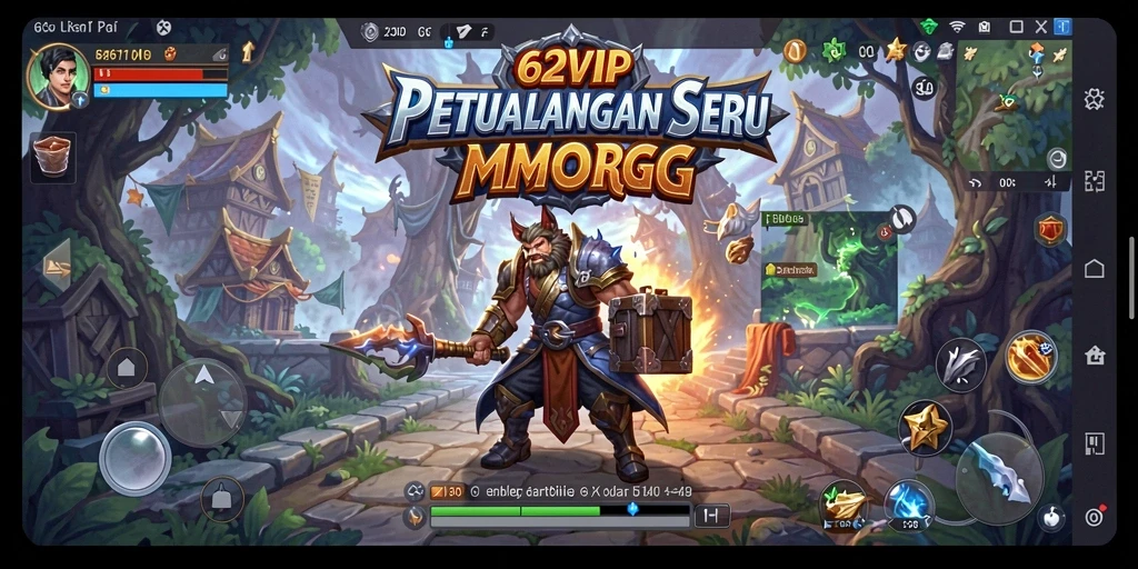 Tampilan menarik dari gameplay MMORPG 62VIP yang penuh aksi.
