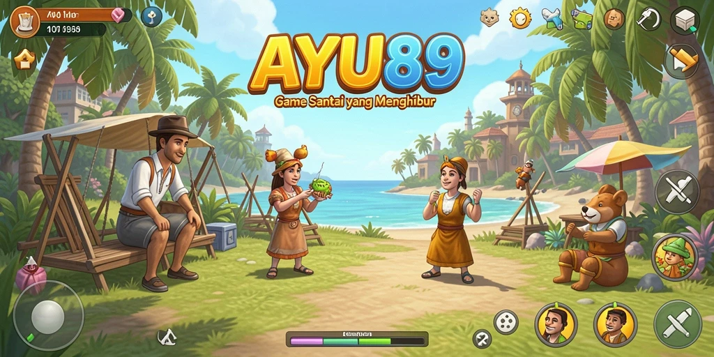 Tampilan gameplay AYU89 yang seru dan menghibur.