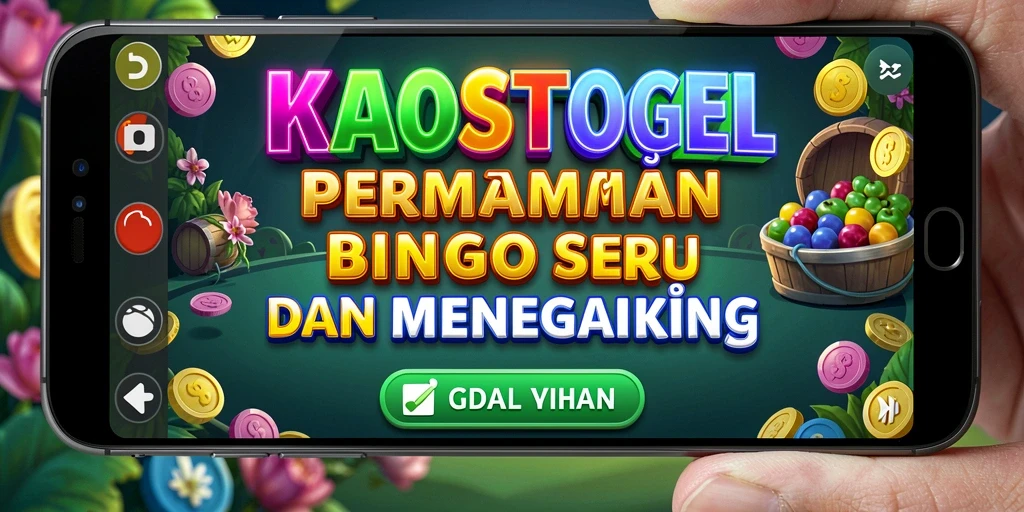 Tampilan seru dan menyenangkan di KAOSTOGEL Bingo.