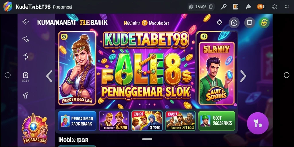 Tampilan gameplay slot KUDETABET98 dengan grafis menarik.