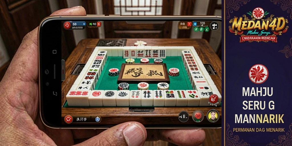Tampilan utama gameplay Mahjong yang seru dan menantang.