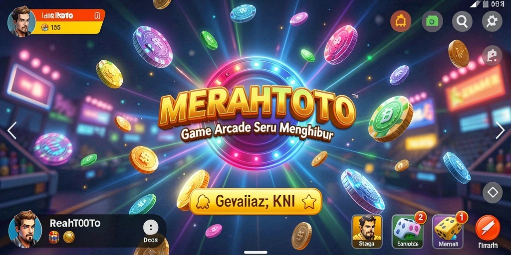 Screenshot MERAHTOTO menunjukkan aksi gameplay yang seru dan dinamis.