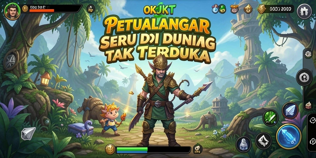 Gameplay seru OKJKT dalam suasana petualangan yang menegangkan.