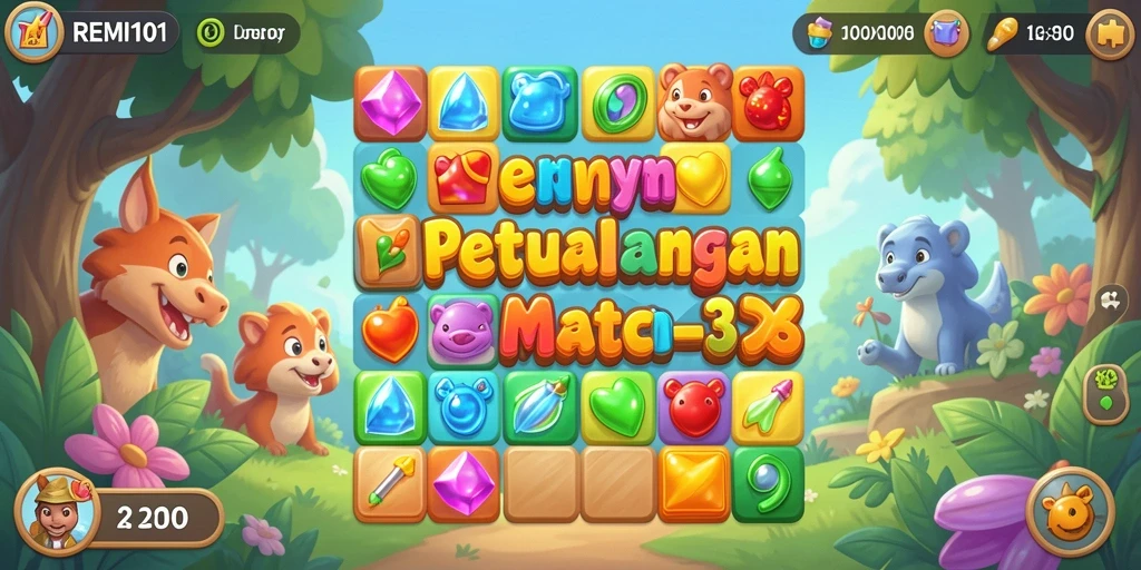 Gameplay seru dan penuh warna dari REMI101.
