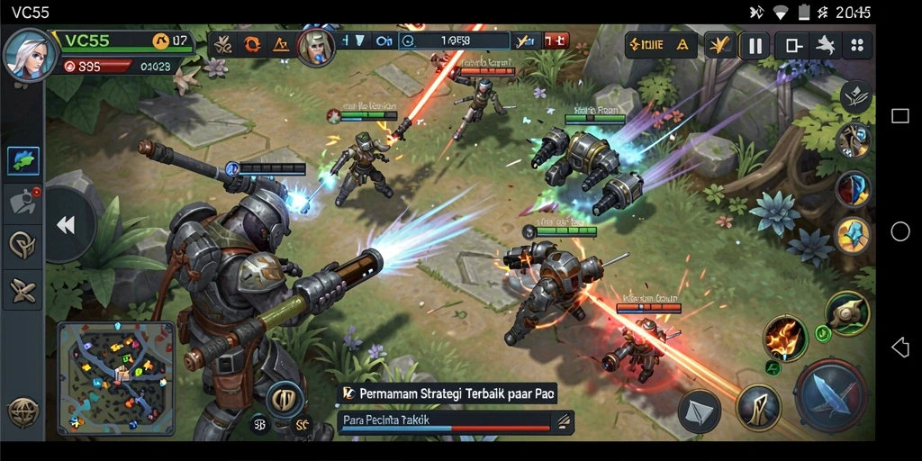 Tampilan gameplay VC55 yang penuh aksi dan strategi.